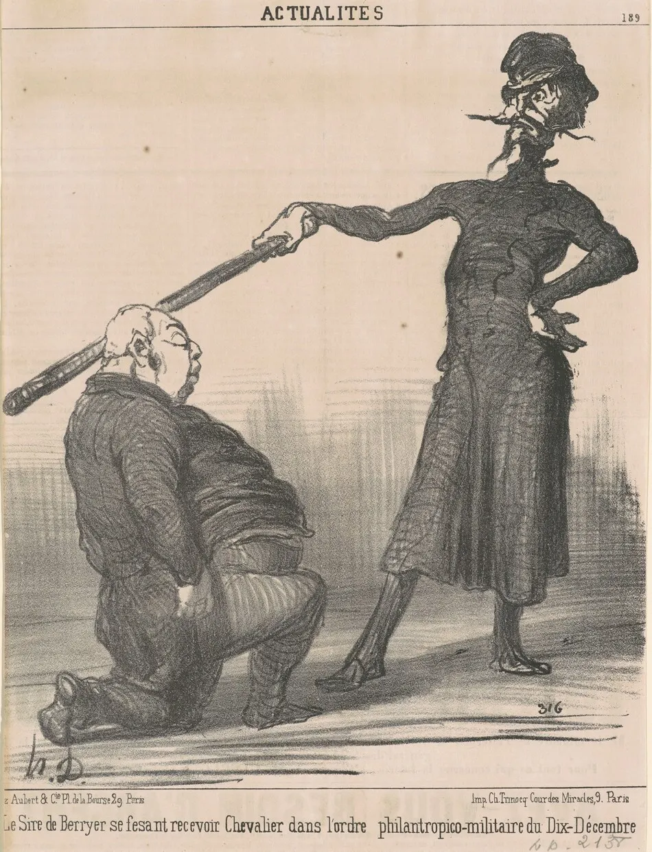 Le sire de Berryer ...Chevalier ... by Honoré Daumier
