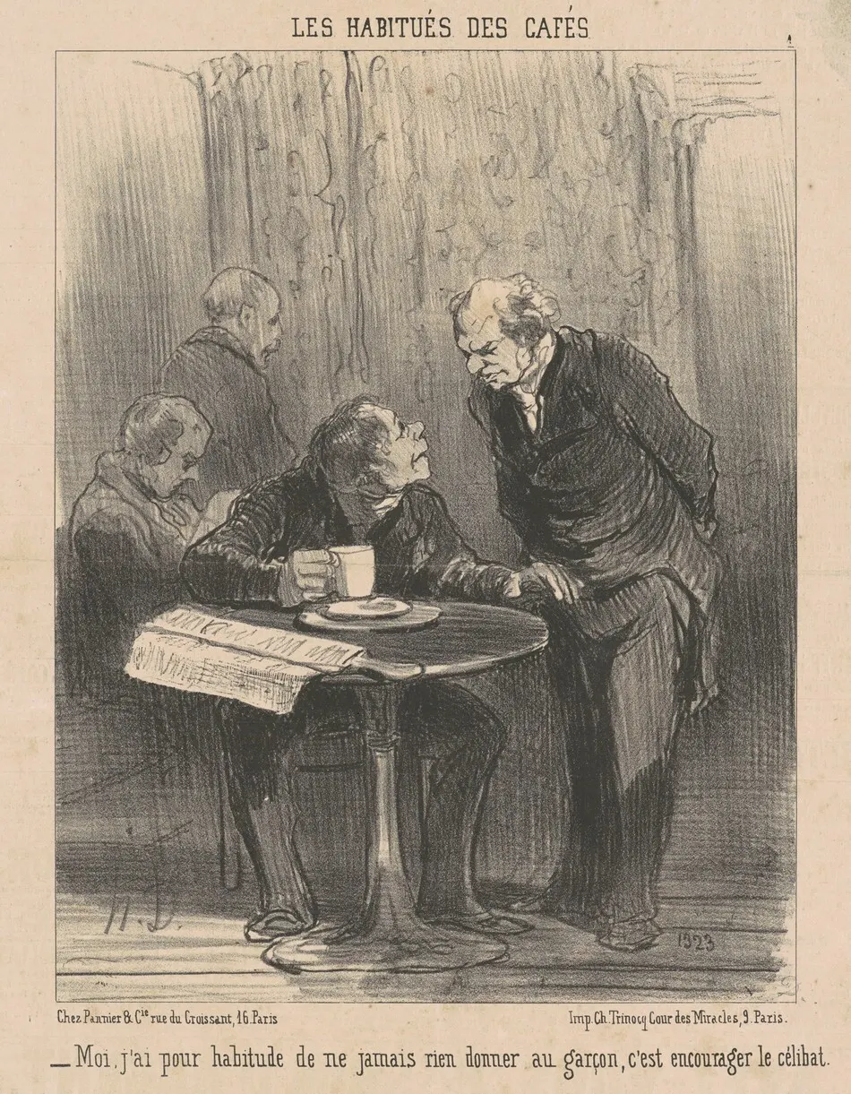 Moi,  j'ai habitude de ne ... rien donner by Honoré Daumier
