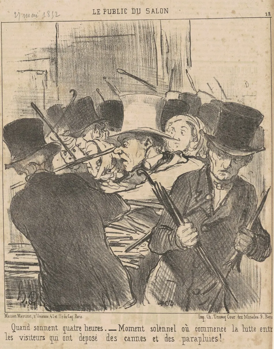Quand sonnent quatre heures by Honoré Daumier