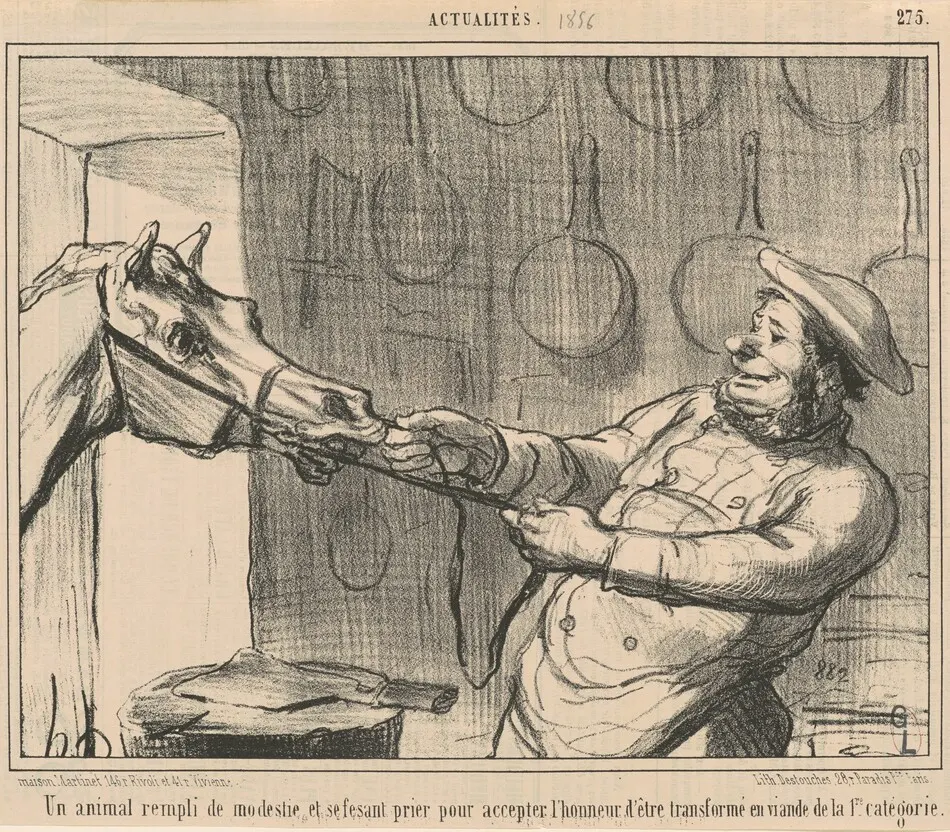 Un animal rempli de modestie... by Daumier, Honoré