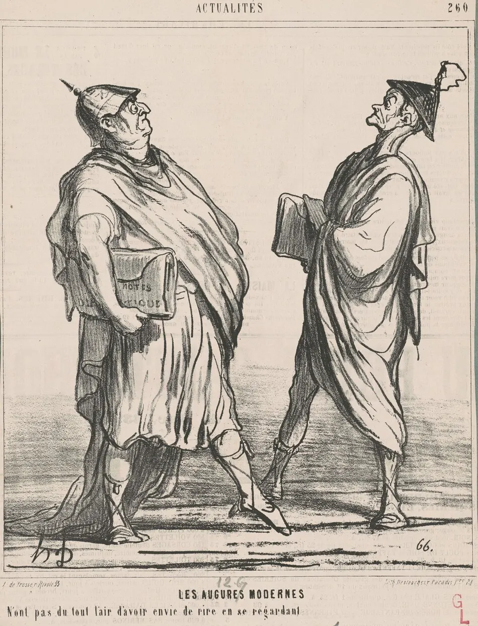 Les augures modernes ... by Honoré Daumier