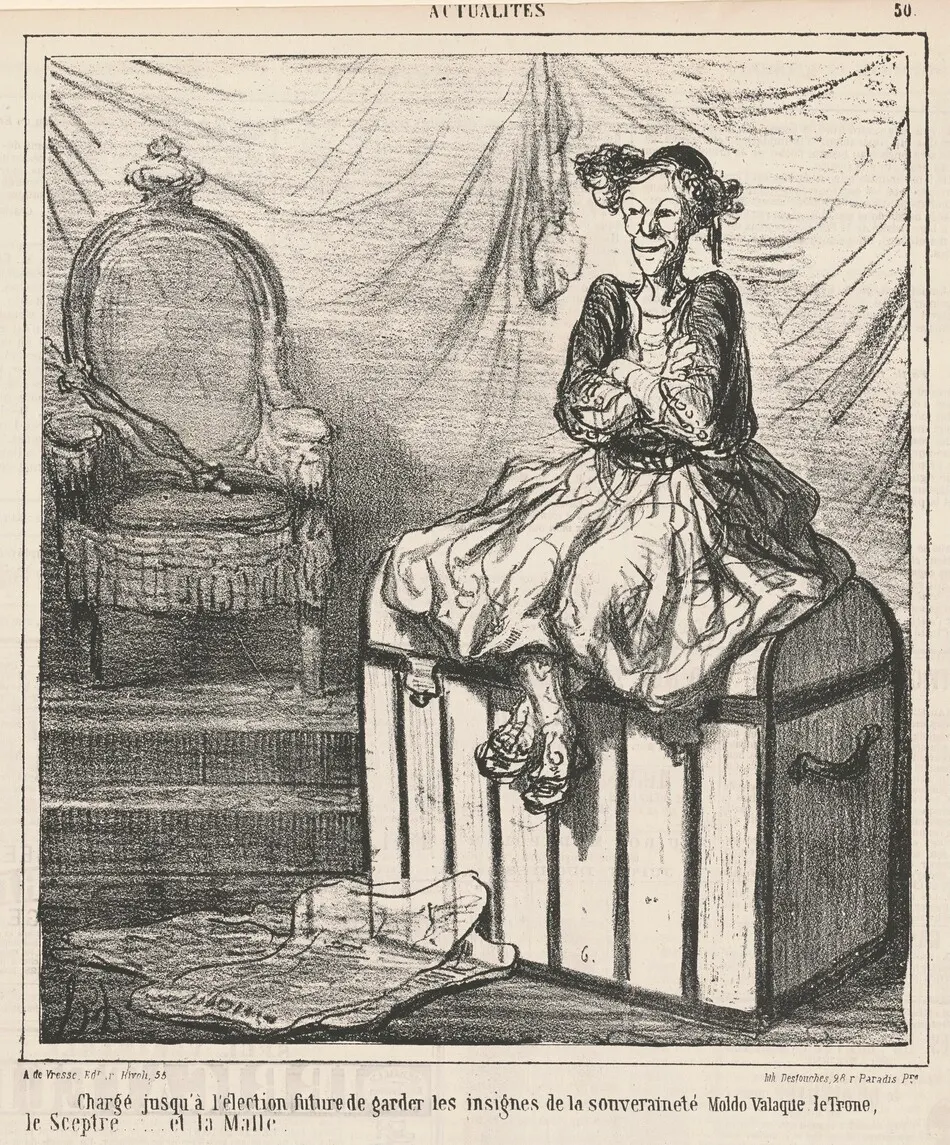 Chargé ... de garder les insignes de la souverainté by Honoré Daumier