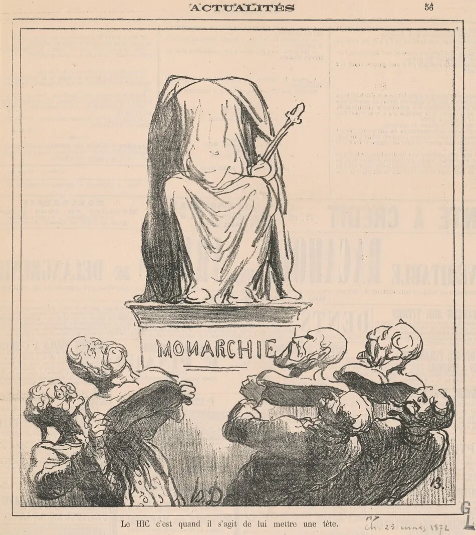 Le hic c'est quand il s'agit de lui mettre une tête by Honoré Daumier