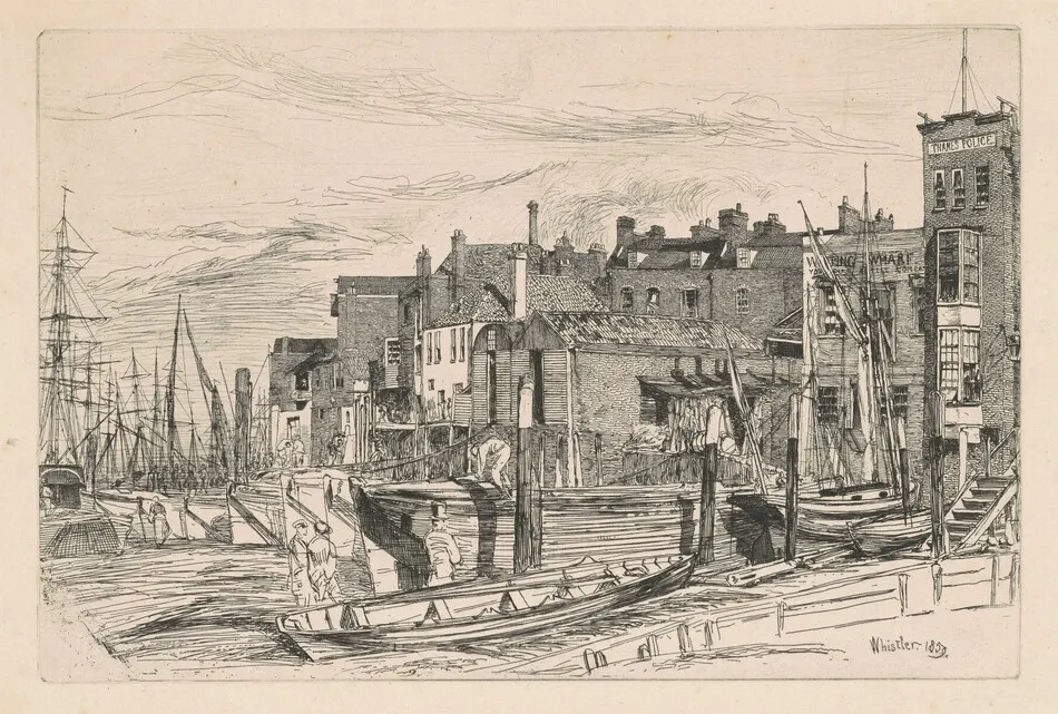 Thames Police by James McNeill Whistler
