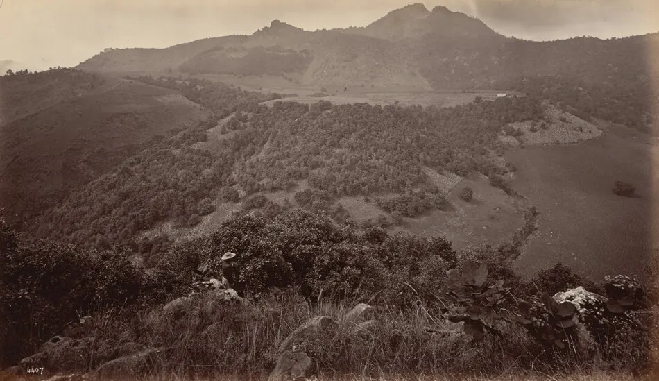Santa María Volcano, Quetzaltenango, Guatemala by Eadweard Muybridge