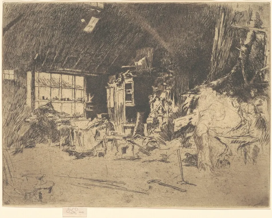 The Smithy by James McNeill Whistler