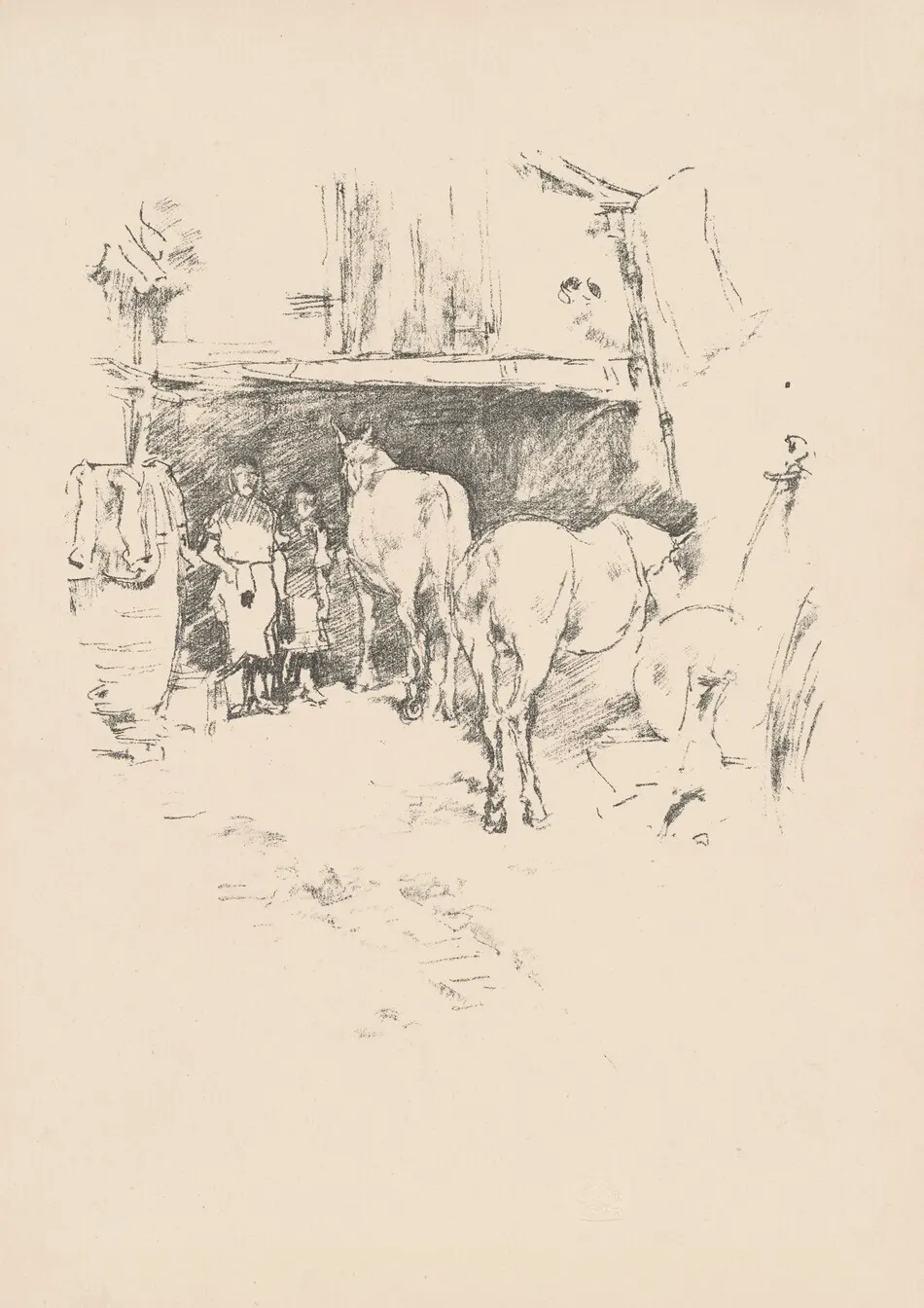 The Smith's Yard by James McNeill Whistler