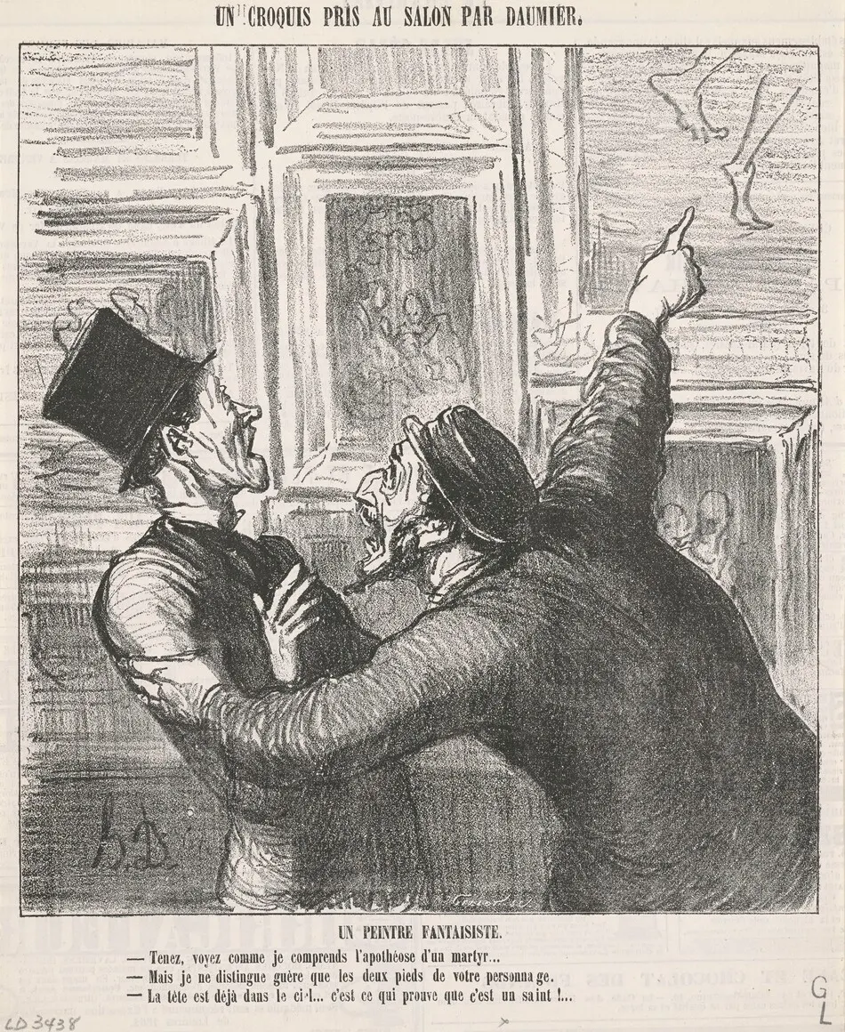 Un peintre fantaisiste by Daumier, Honoré