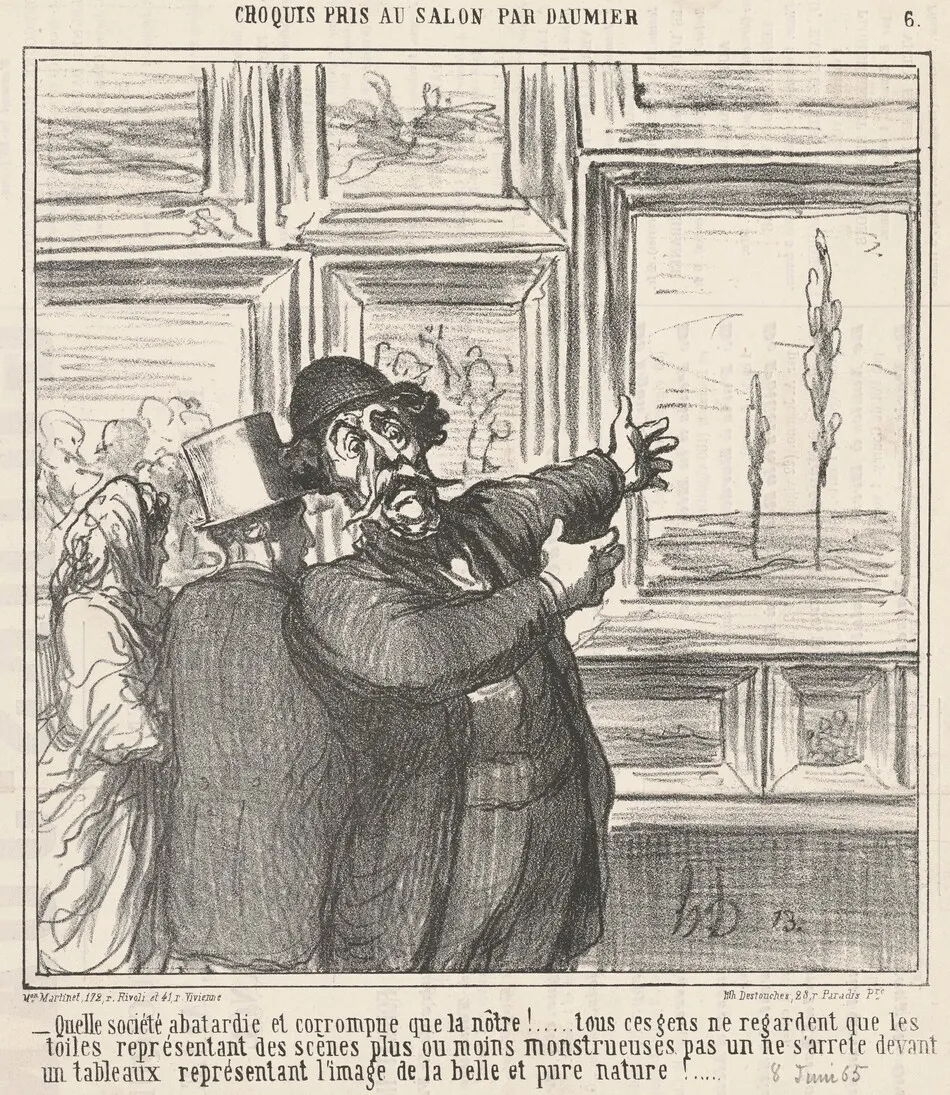 Quelle société abatarde et corrompue ... by Honoré Daumier