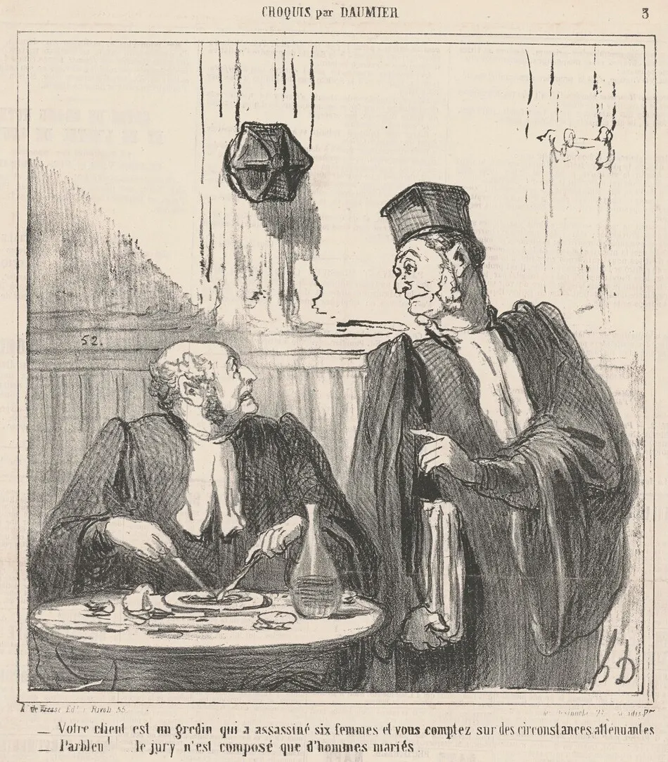 Votre client est un  gredin ... by Daumier, Honoré