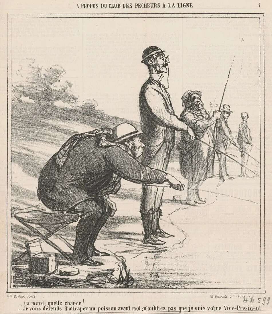 Ca mord, quelle chance! Je vous défends ... by Honoré Daumier