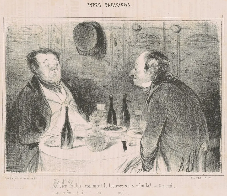 Eh bien Malin! comment le trouvez vous celui-la! by Honoré Daumier