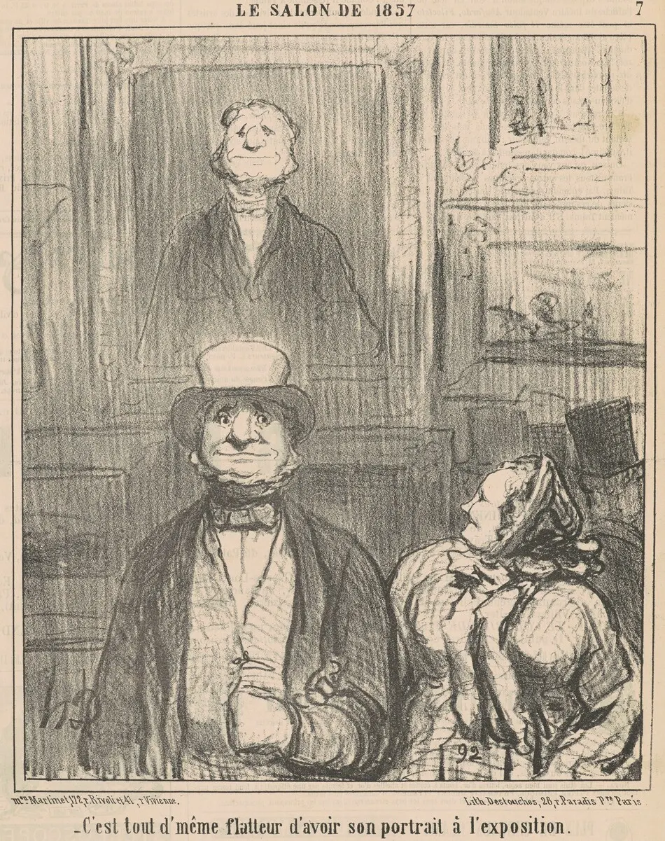 C'est tout d'même flatteur d'avoir ... by Honoré Daumier