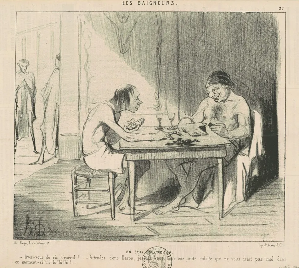 Un joli calembour by Daumier, Honoré