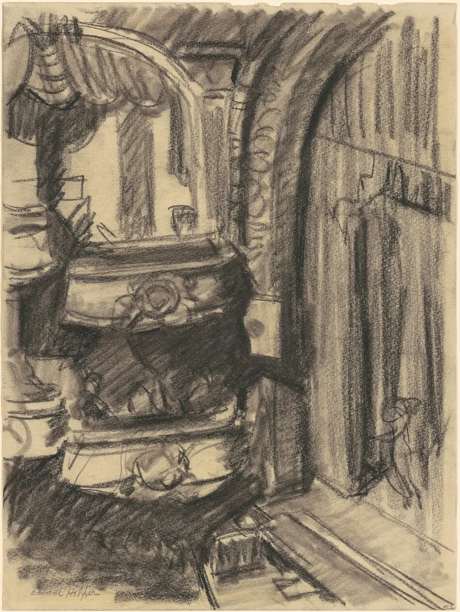 Burlesque Theatre, Times Square by Edward Hopper