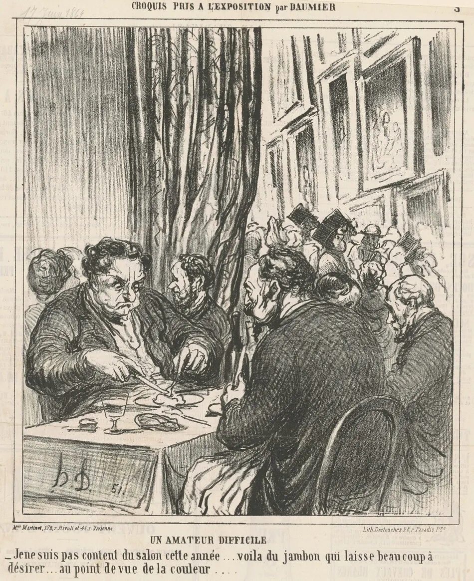 Un amateur difficile by Daumier, Honoré