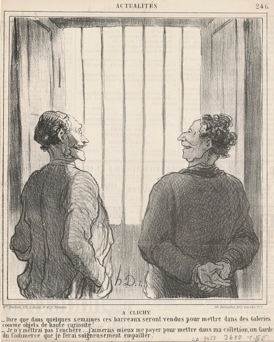 A Clichy by Honoré Daumier