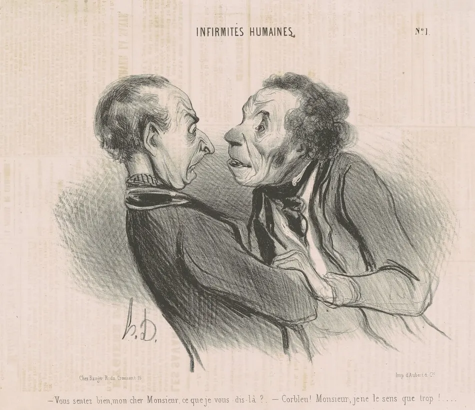 Vous sentez bien, mon cher monsieur... by Daumier, Honoré