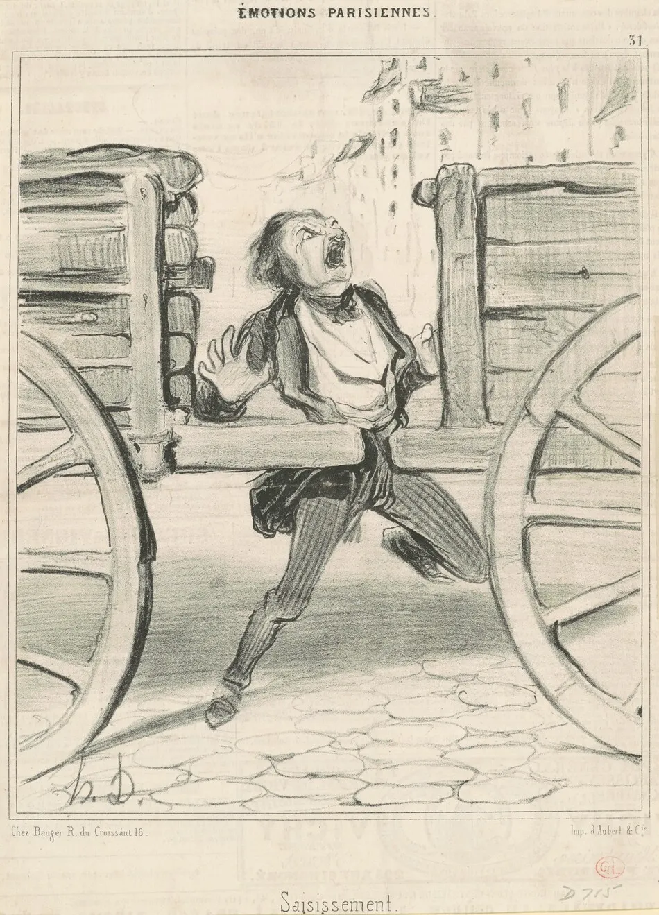 Saisissement by Daumier, Honoré