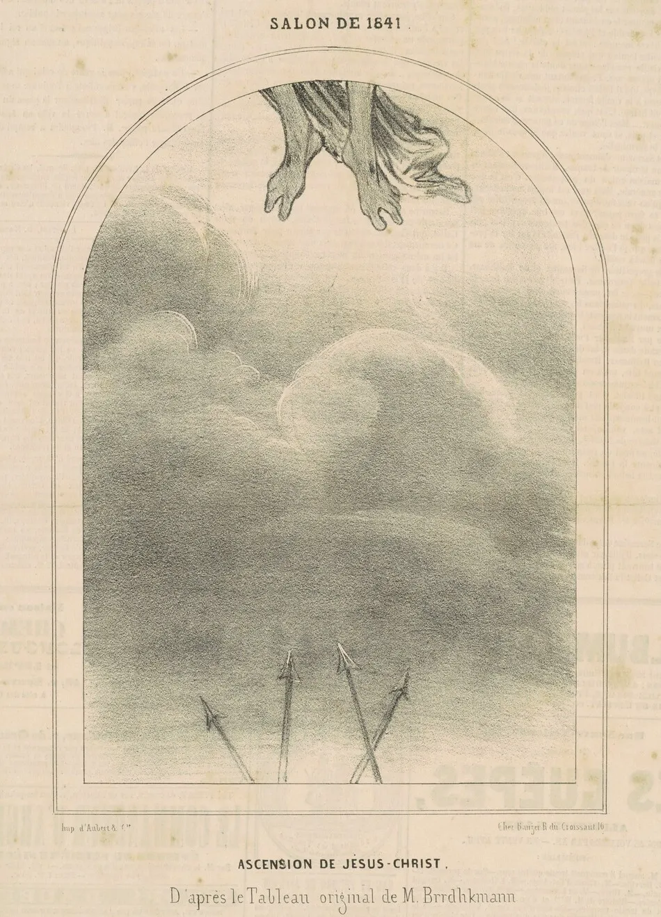 Ascension de Jèsus-Christ by Honoré Daumier