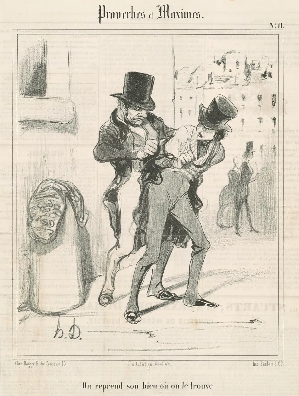 On reprend son bien ou on le trouve by Honoré Daumier