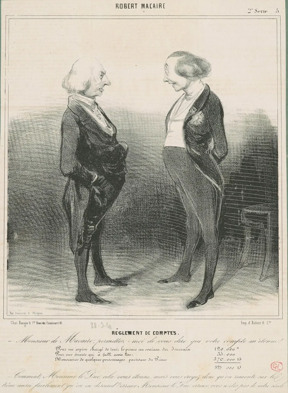 Réglement de comptes by Daumier, Honoré
