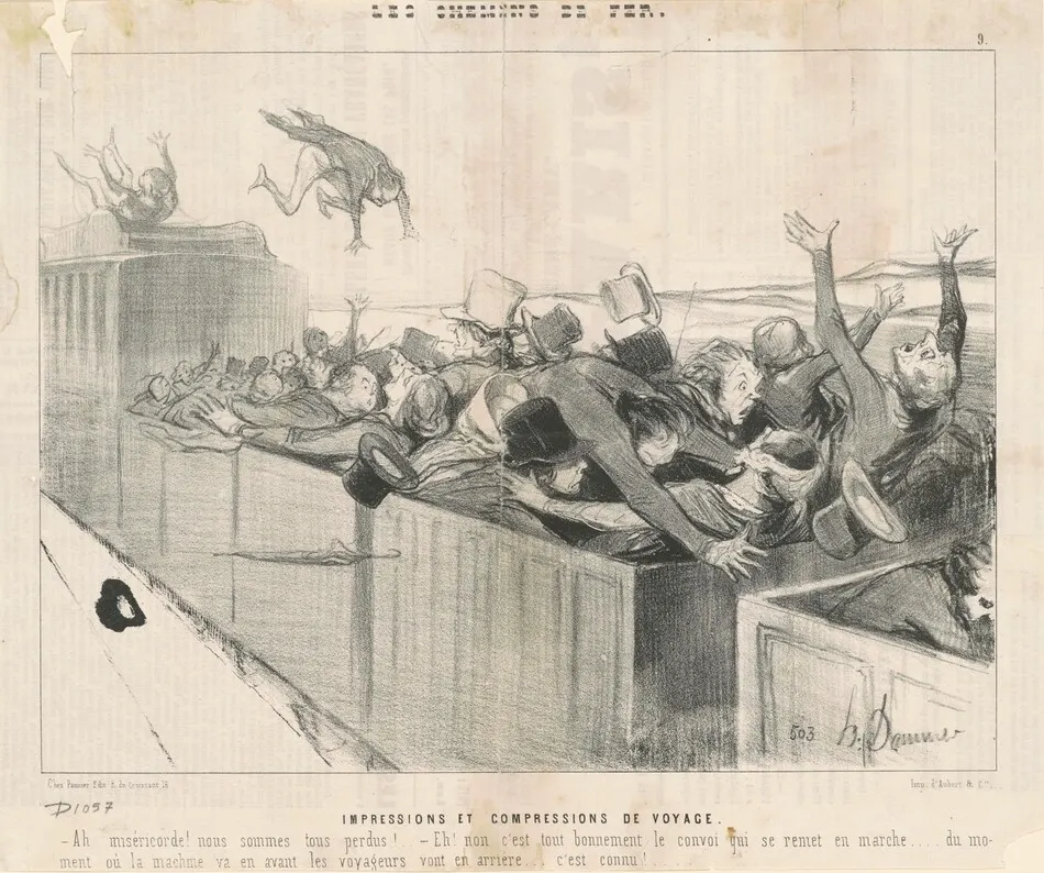 Impressions et compressions de voyage by Honoré Daumier