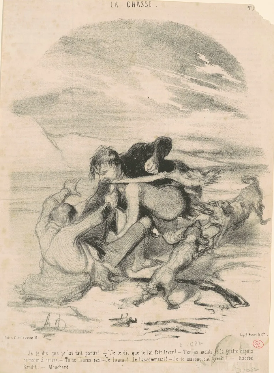 Je te dis que je l'ai fait partir by Honoré Daumier