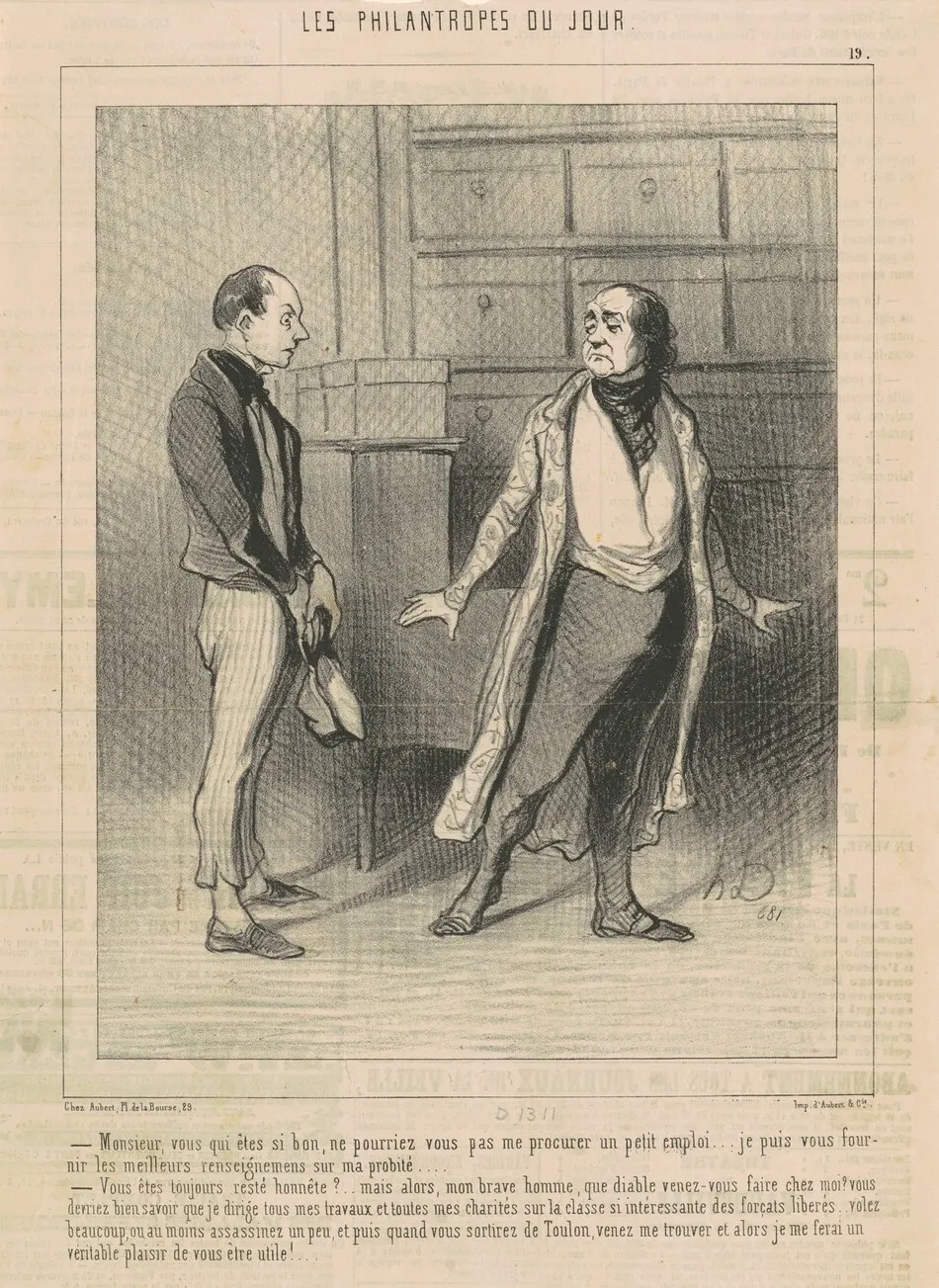 Monsieur vous qui êtes si bon ... by Honoré Daumier