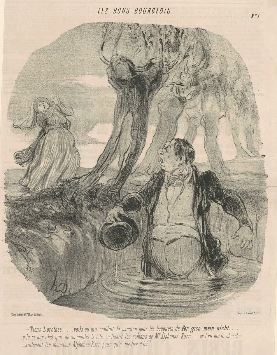 Tiens Dorothée ... Voila où m'a conduit ... by Daumier, Honoré