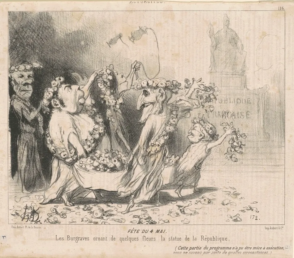 Fête du 4 Mai by Honoré Daumier