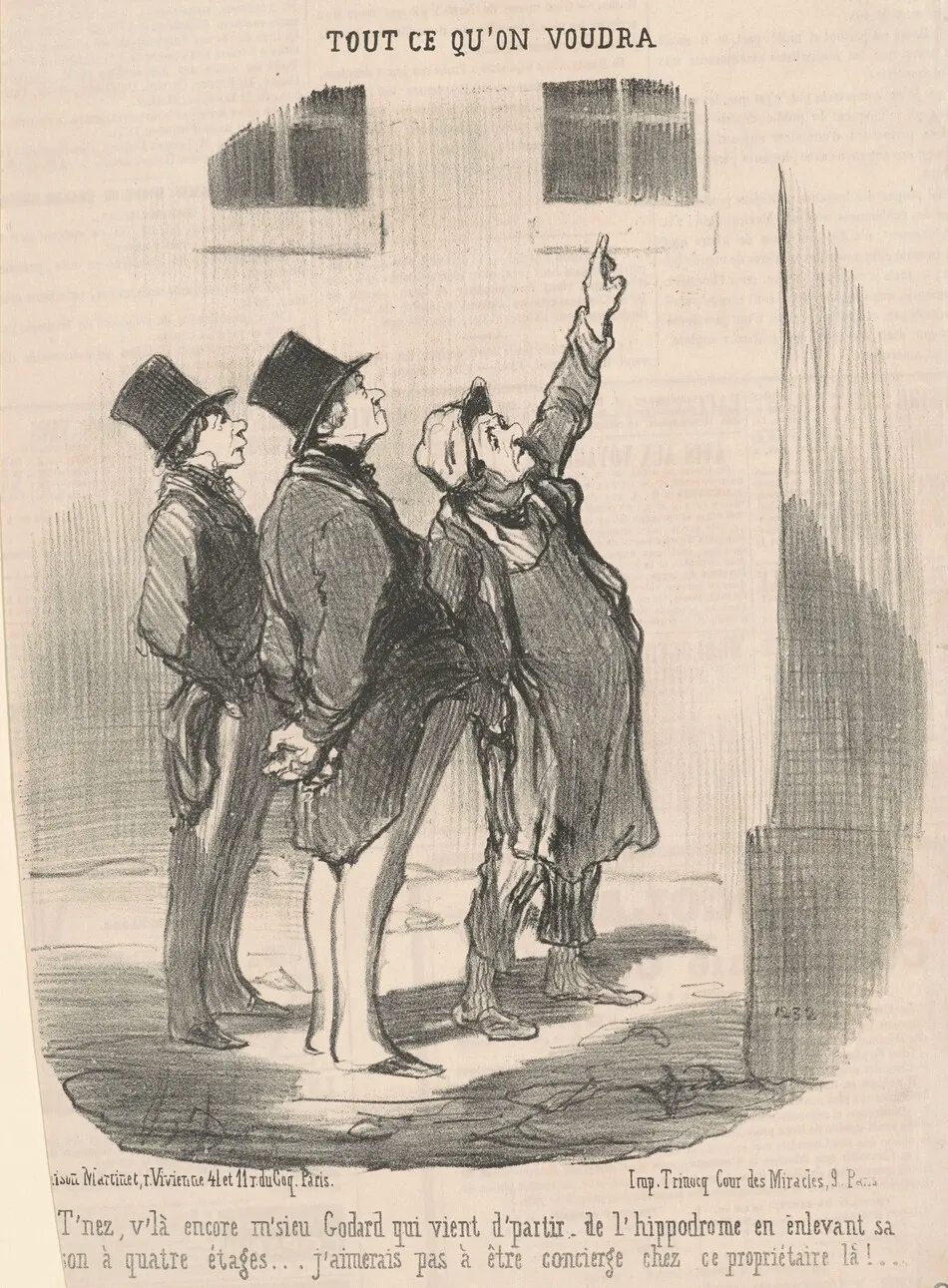T'nez, v'la encore M'sieu Godard ... by Daumier, Honoré