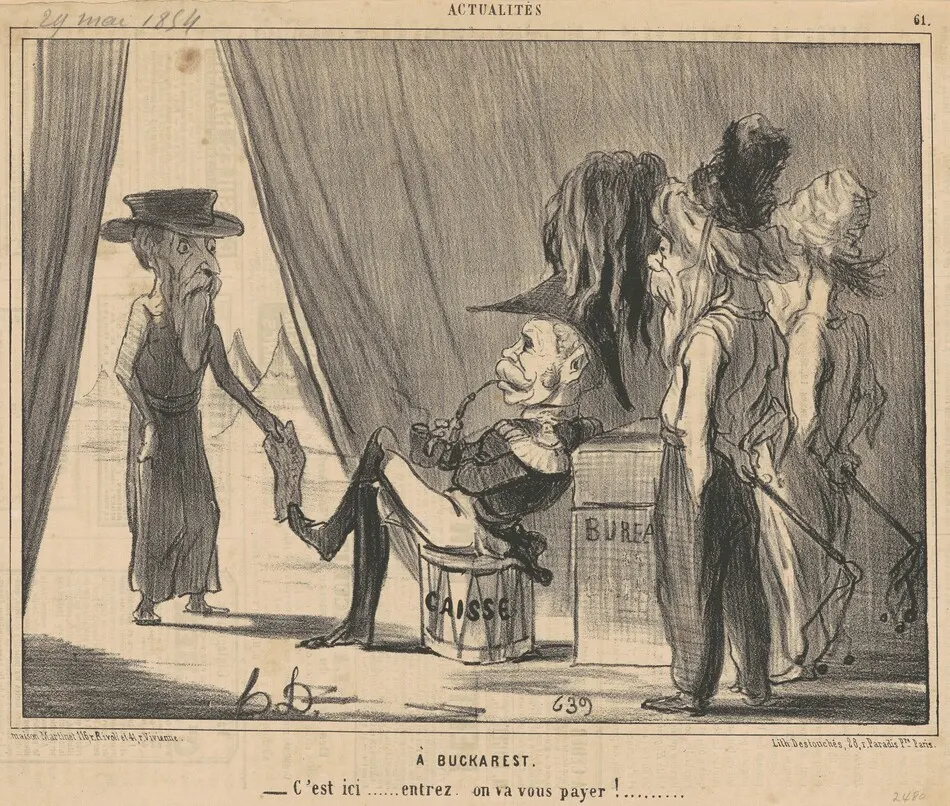 A Bucharest by Honoré Daumier