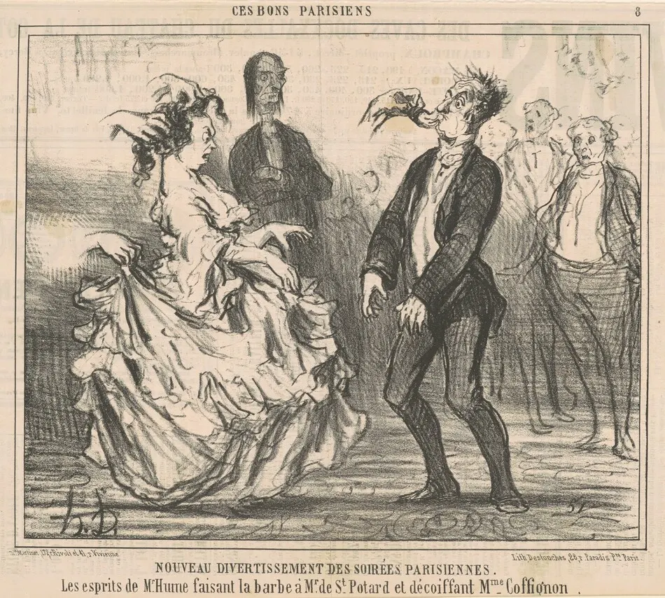 Nouveau divertissement des soirées by Honoré Daumier