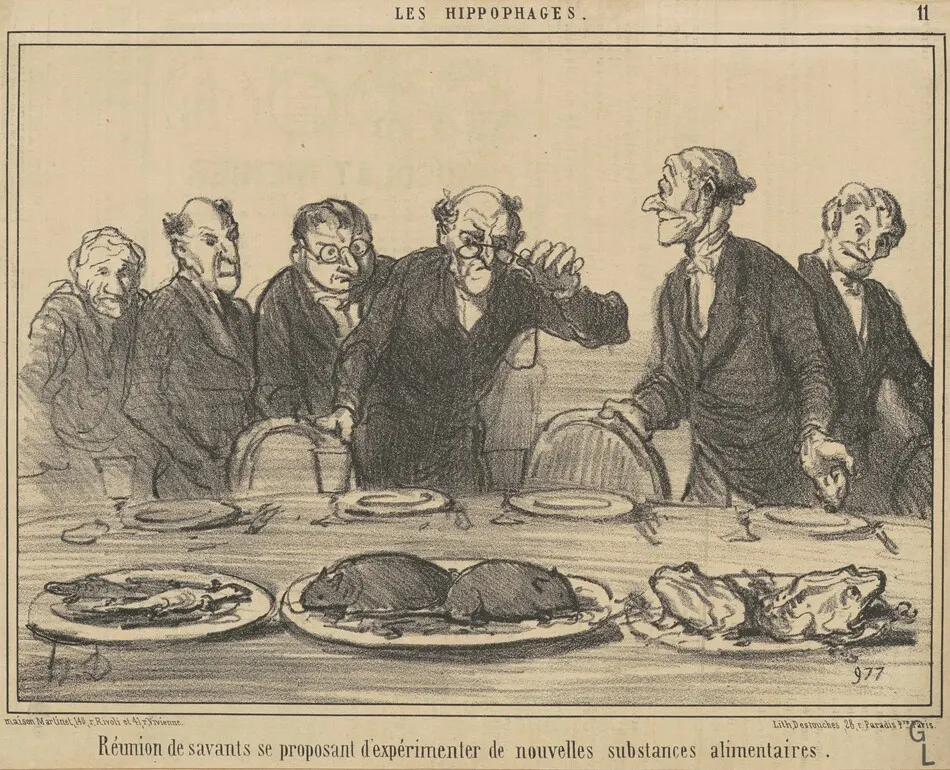 Réunion de Savants se proposant... by Daumier, Honoré