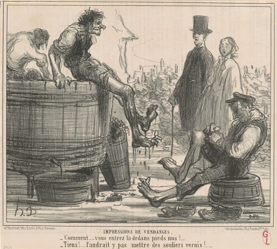 Impressions de vendages by Honoré Daumier