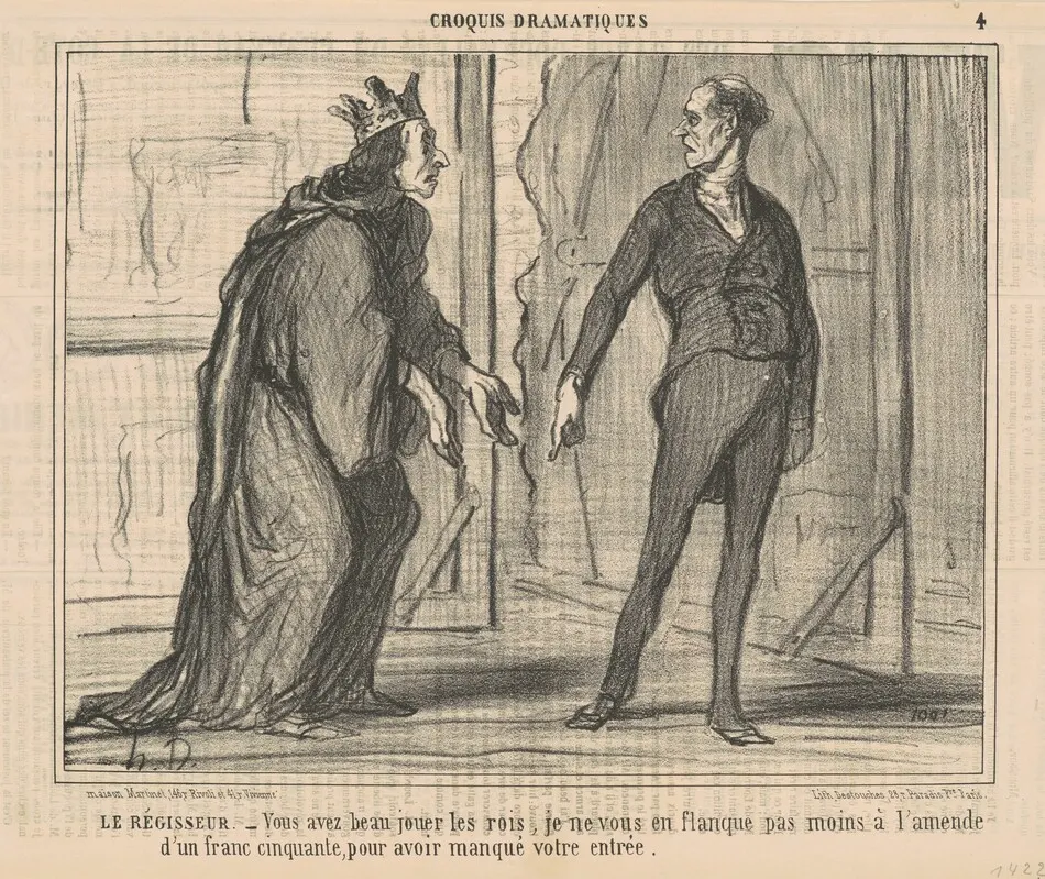 Le régisseur by Honoré Daumier