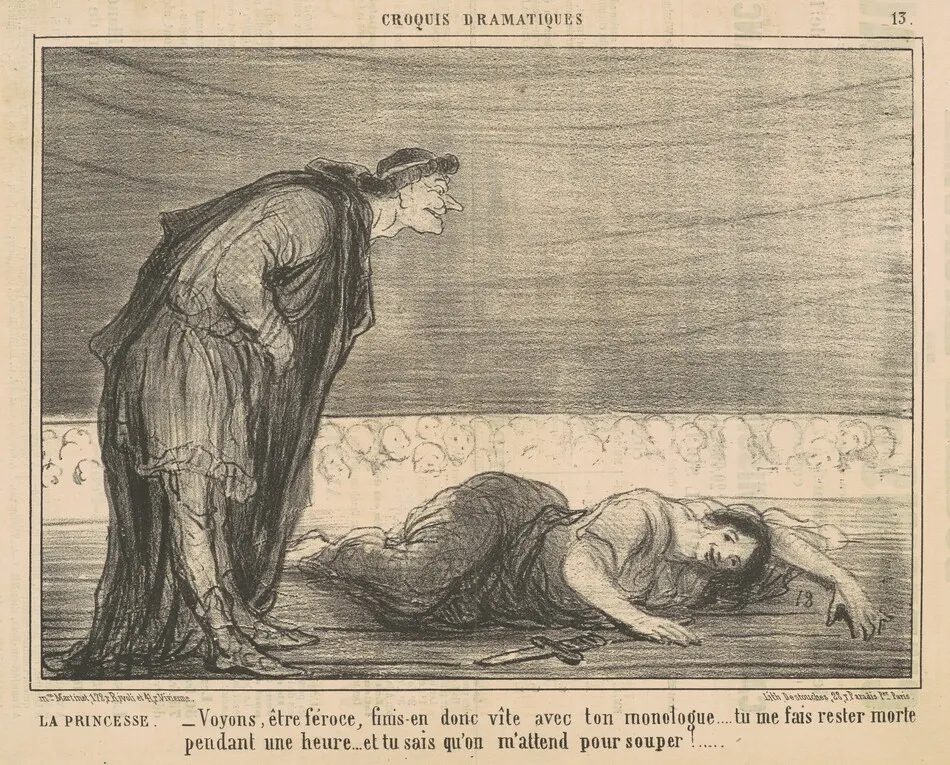 La princesse by Honoré Daumier