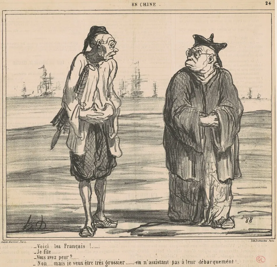 Voici les français! ... je fille ... by Daumier, Honoré