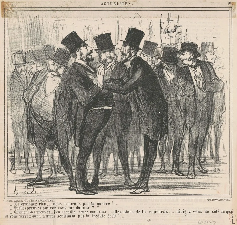 Ne craignez rien ... by Honoré Daumier