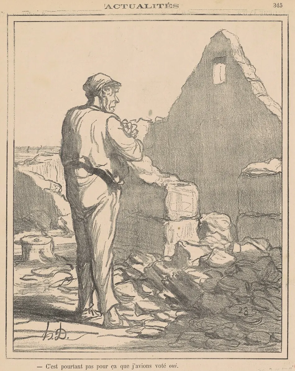 C'est pourtant pas pour ca ... by Honoré Daumier