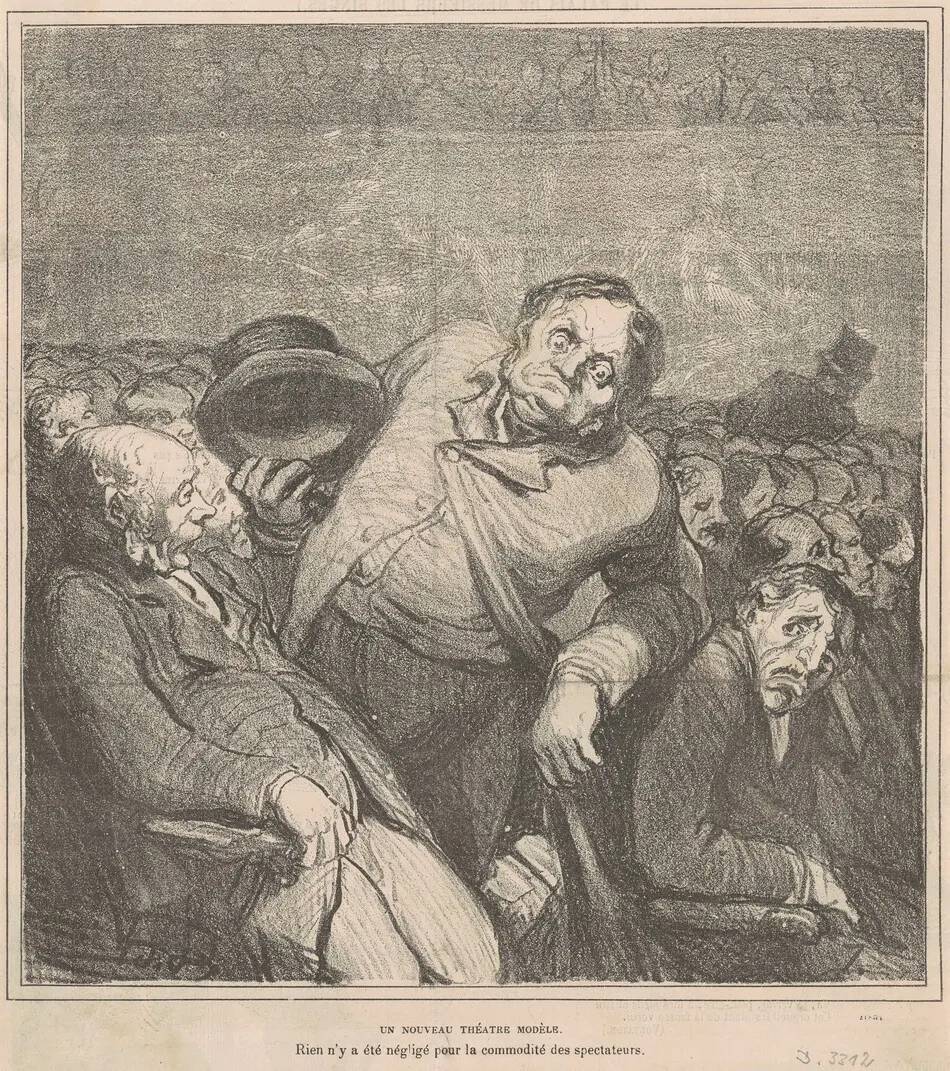 Un nouveau théatre modèle by Daumier, Honoré