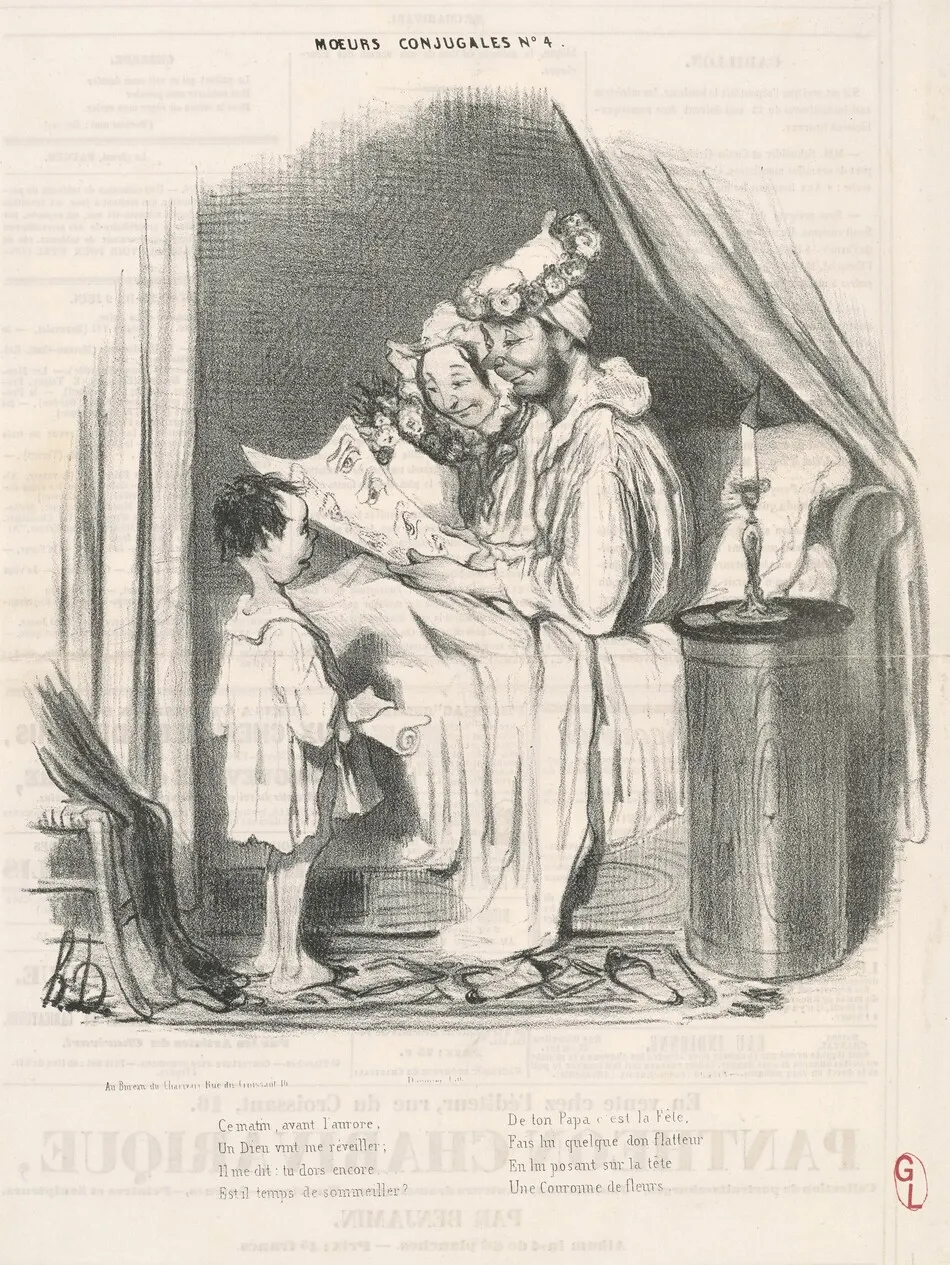 Ce matin avant l'aurore... by Honoré Daumier
