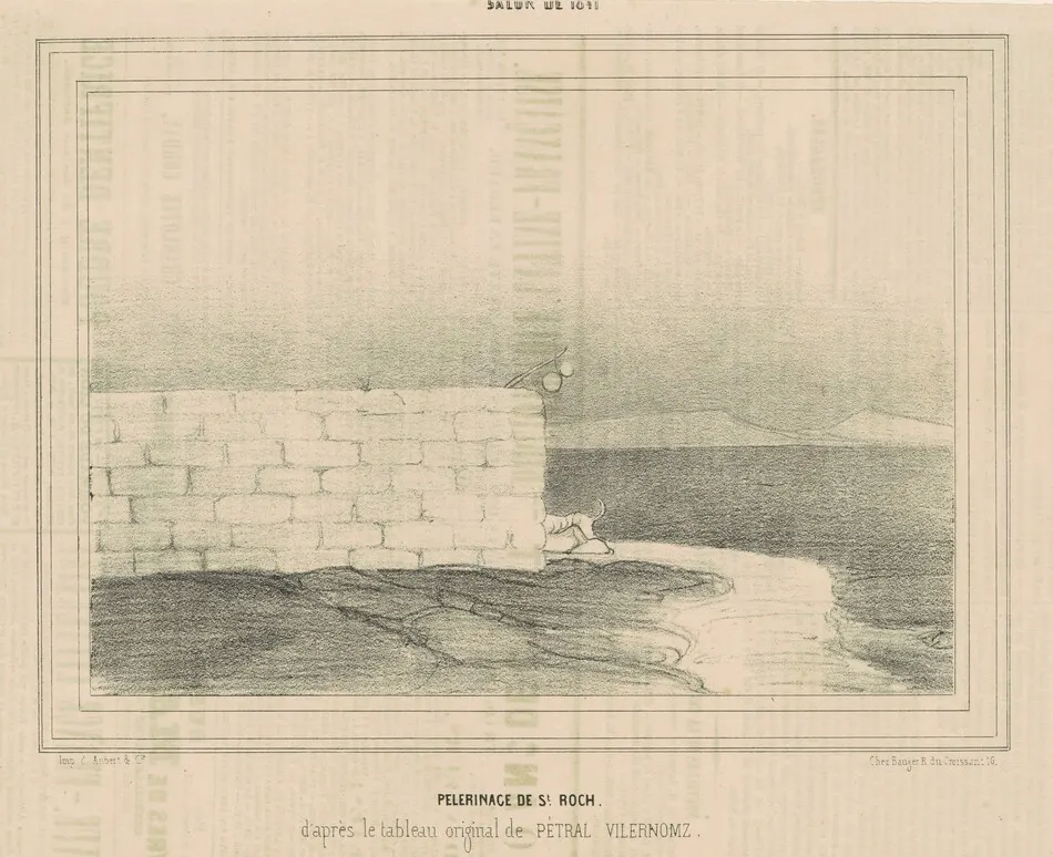 Pélerinage de St Roch by Honoré Daumier