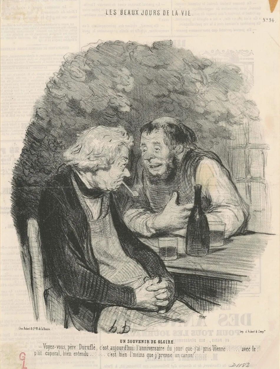 Un souvenir de gloire by Daumier, Honoré