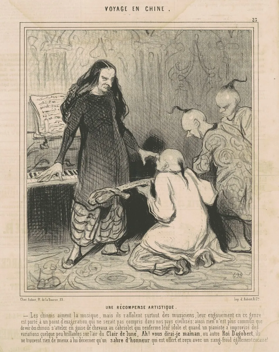 Une récompense artistique by Daumier, Honoré