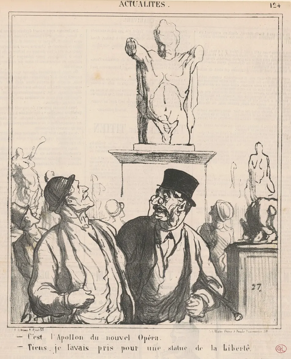 C'est l'apollon du nouvel opéra by Honoré Daumier