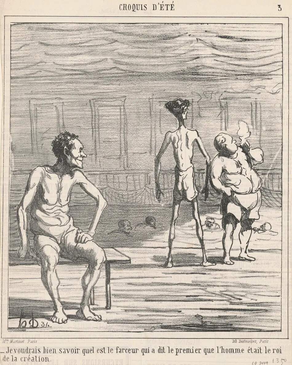 Je voudrais bien savoir quel est ... by Honoré Daumier