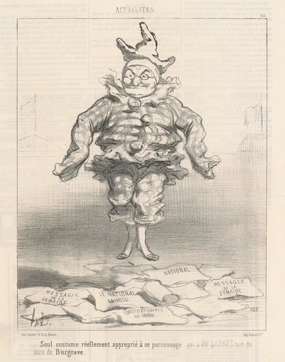 Seul costume ...approprié a ce personnage by Daumier, Honoré