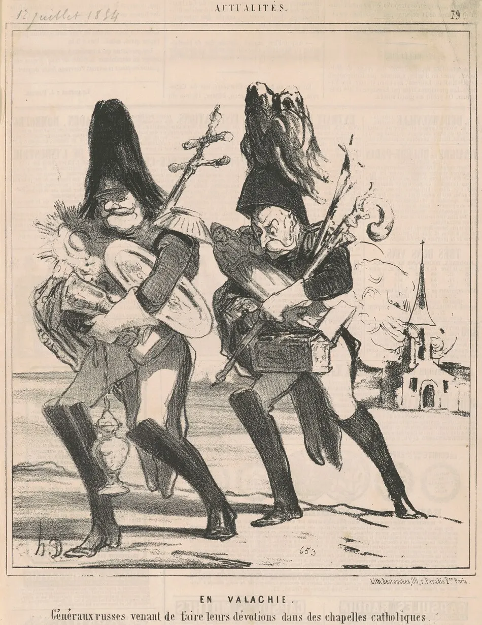 En valachie by Honoré Daumier
